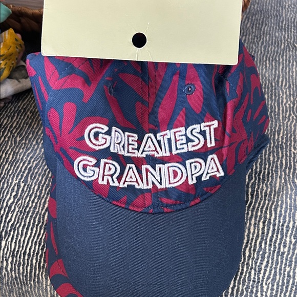 Greatest Grandpa Navy and Red Cap best dad best kid - Picture 1 of 3